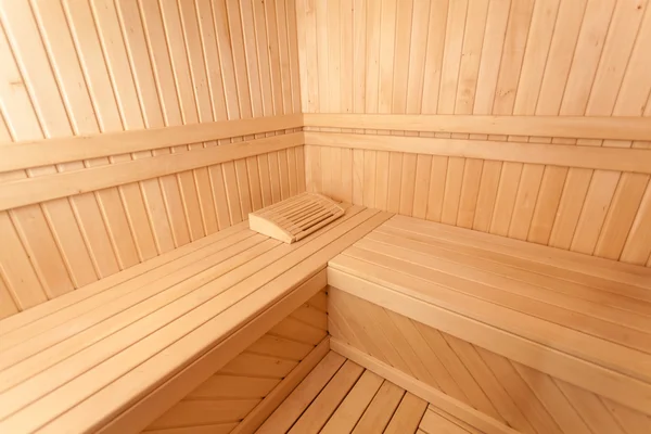 Sala de sauna escandinava — Fotografia de Stock