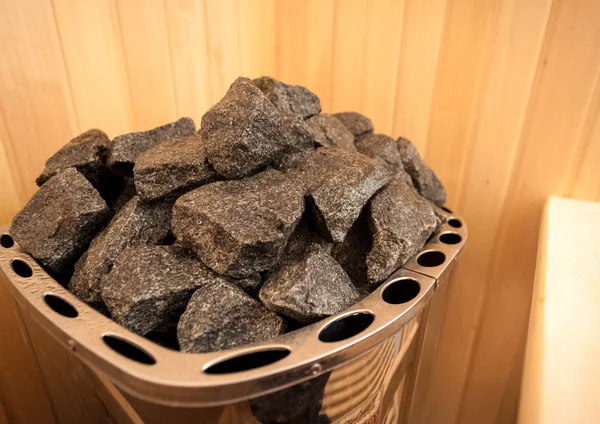 Photo of sauna granite rocks — Stock Photo, Image