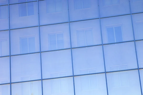Blue bay window — Stock fotografie