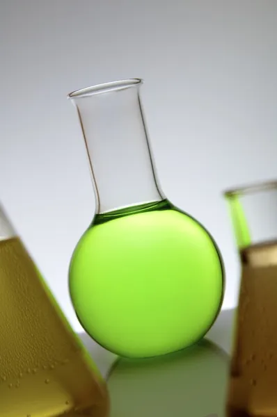 Flask laboratory — Stock Photo, Image