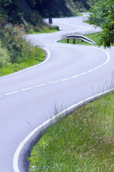 Curve in strada — Foto Stock