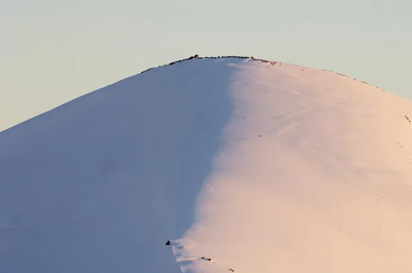 Nieve colina — Foto de Stock