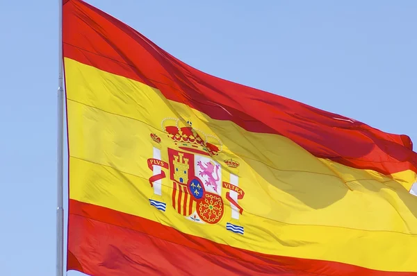 Drapelul Spaniei — Fotografie, imagine de stoc