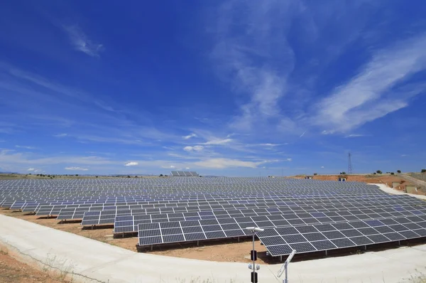 Solar field — Stock Photo, Image