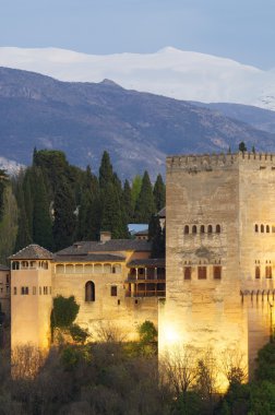 alhambra gün batımı