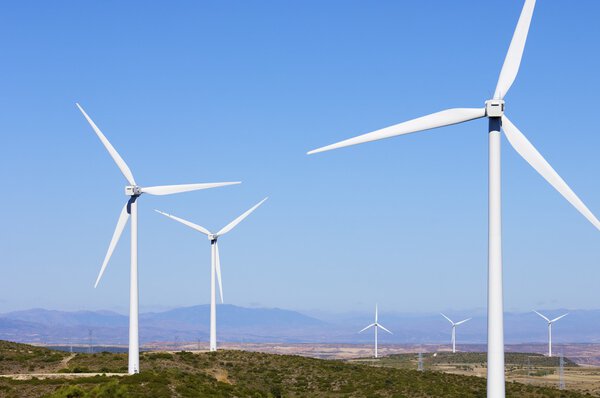 wind turbines