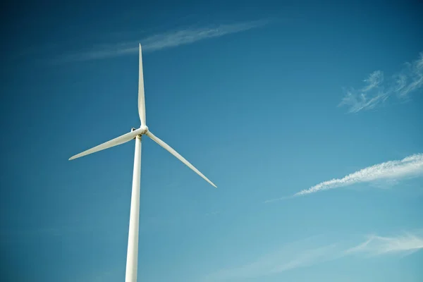 Turbina Eólica Para Producción Energía Eléctrica Provincia Huesca Aragón España — Foto de Stock