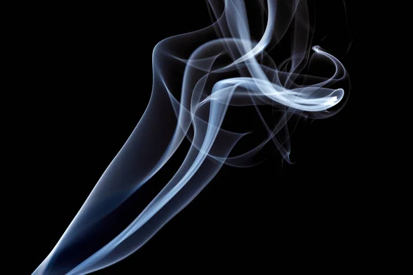 Abstraction Created Smoke Black Background — Stock Photo, Image