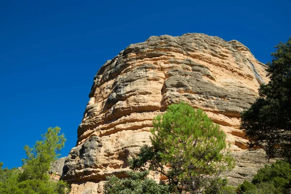 Colline Rocciose Nella Provincia Teruel Aragona Spagna — Foto Stock