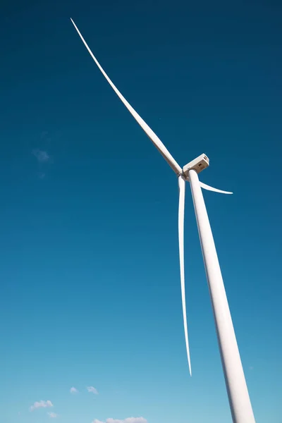 Turbina Eólica Para Producción Energía Eléctrica Provincia Zaragoza Aragón España — Foto de Stock