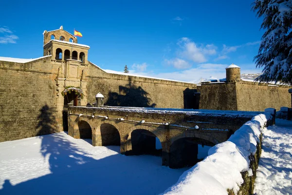 Pietarin Linna Joka Tunnetaan Nimellä Ciudadela Jaca Huescan Maakunta Aragon — kuvapankkivalokuva