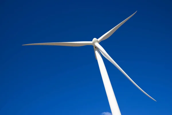 Větrná Turbína Pro Výrobu Elektrické Energie Provincie Zaragoza Aragon Španělsku — Stock fotografie