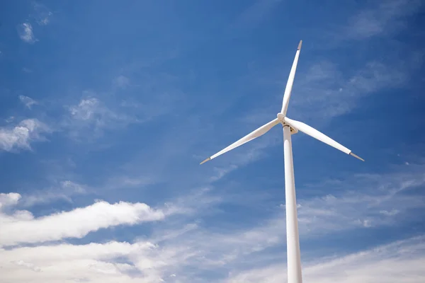 Turbina Eólica Para Producción Energía Eléctrica Provincia Huesca Aragón España —  Fotos de Stock