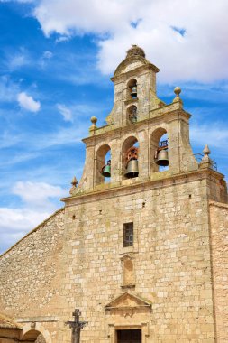 Maderuelo köyündeki kilise, Segovia vilayeti, İspanya 'daki Castilla Leon