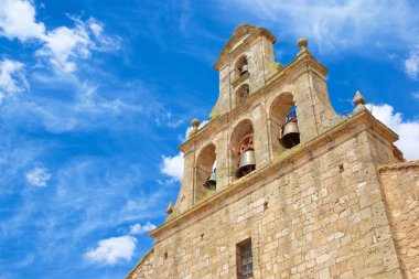 Maderuelo köyündeki kilise, Segovia vilayeti, İspanya 'daki Castilla Leon