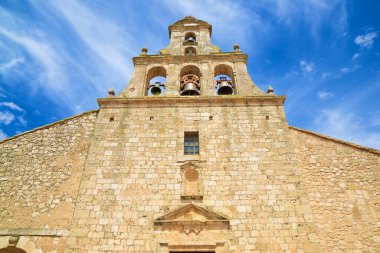 Maderuelo köyündeki kilise, Segovia vilayeti, İspanya 'daki Castilla Leon