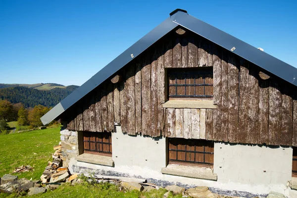 Casa Velha Pierre Saint Martin Nos Pirinéus França — Fotografia de Stock