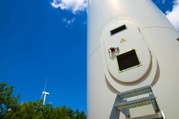 Вітрові Турбіни Виробництва Електроенергії Провінція Сеговія Кастилія Леон Іспанії — стокове фото