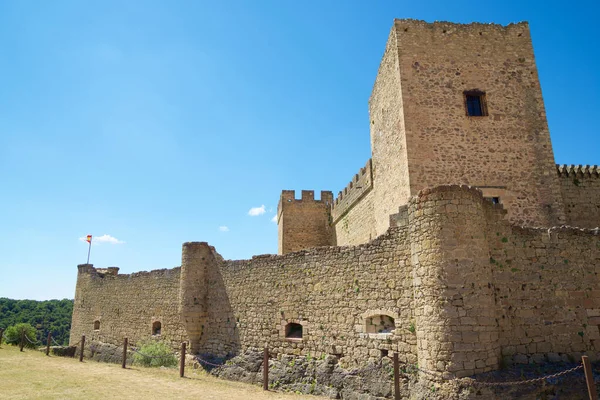 Pedraza Köyündeki Kale Segovia Vilayeti Spanya Daki Castilla Leon — Stok fotoğraf