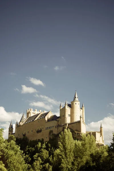 塞戈维亚 西班牙卡斯蒂利亚 莱昂城堡 — 图库照片