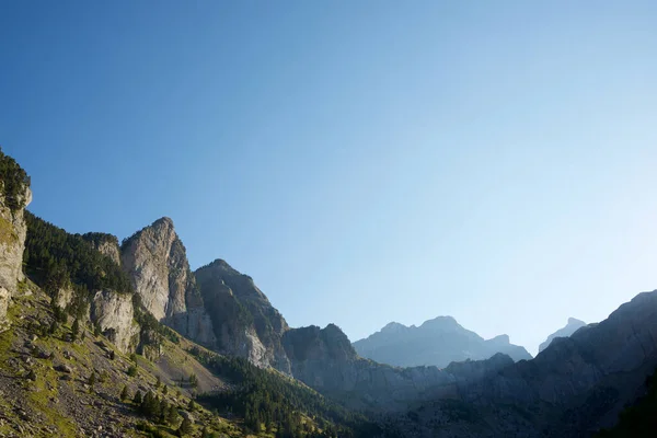 Montagne Rioseta Nei Pirenei Valle Del Canfranc Aragona Provincia Huesca — Foto Stock