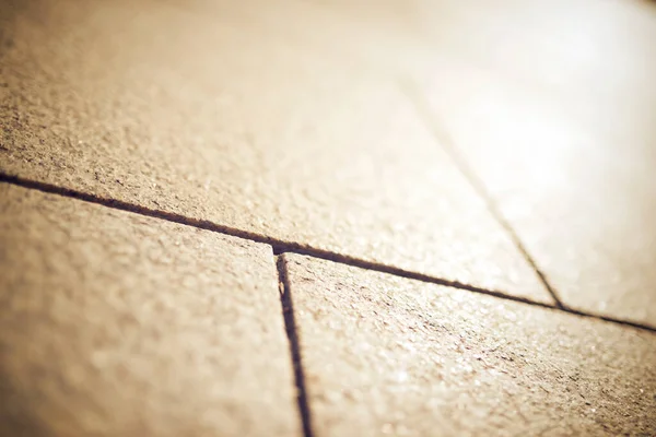 Підлога Вулиці Кам Яною Плиткою — стокове фото