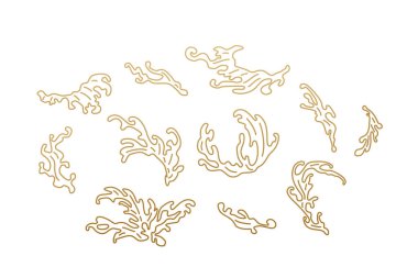 Deniz dalgası hazır. Su damlaları, deniz köpüğü