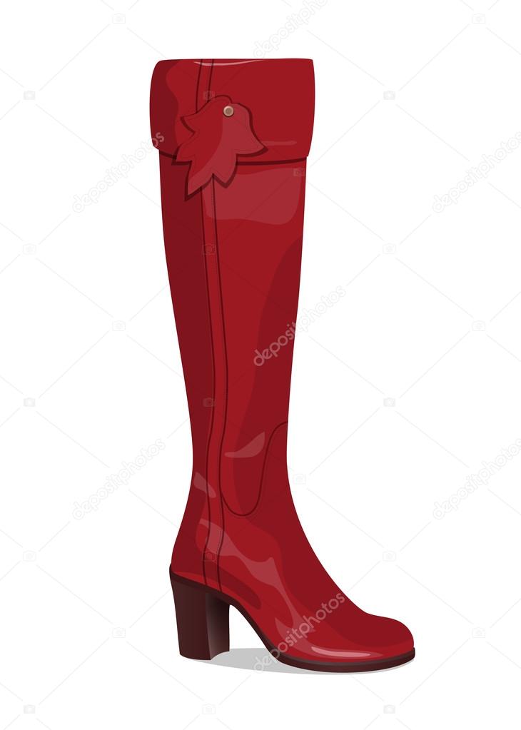 Stylish woman boot