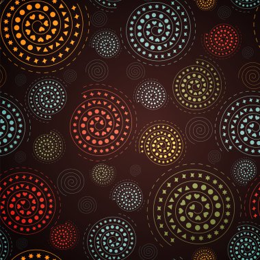 renk spiraller ile Seamless Modeli