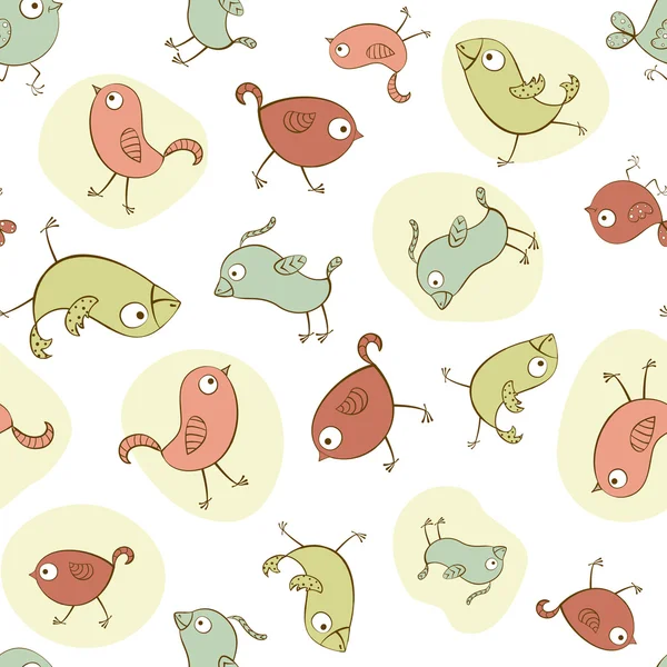 Funny birds pattern