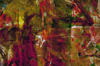 plastik arka plan üzerine suluboya