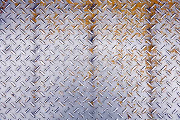 Sömlösa stål diamond plate — Stockfoto