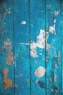 ahşap mavi yıpranmış