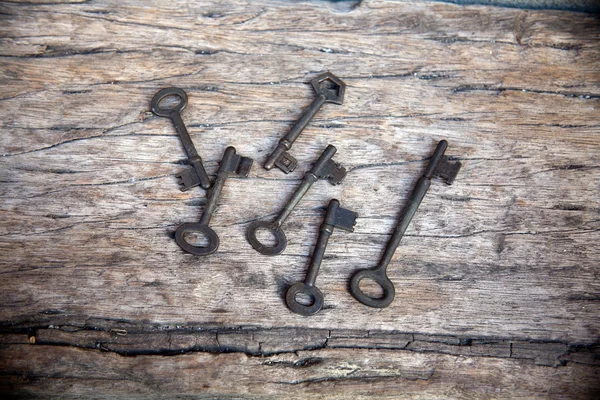 Antiguas llaves vintage — Foto de Stock