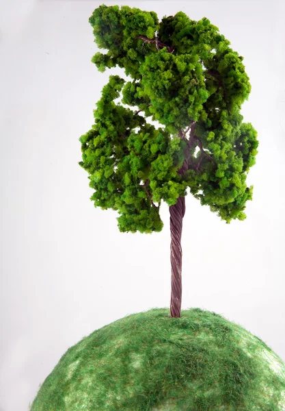 Ağaç ile gezegen — Stok fotoğraf