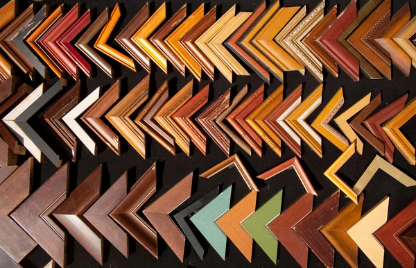 Photo-frame wood sample/photoframe wood — Stock Photo, Image