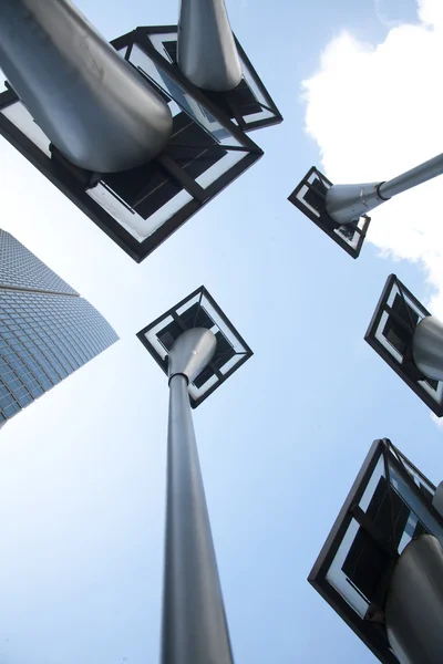 Solar város-épület — Stock Fotó