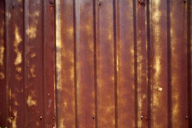 demir çit paslı eski oluklu demir