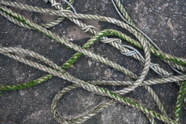 浮标用绳子 — 图库照片