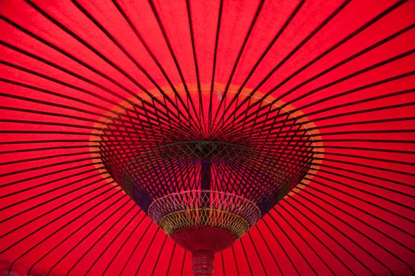 Kyoto vermelho japonês guarda-chuva — Fotografia de Stock