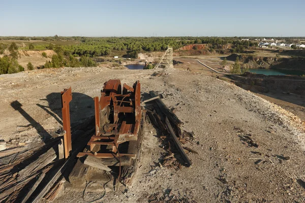 Terk edilmiş bir madende — Stok fotoğraf