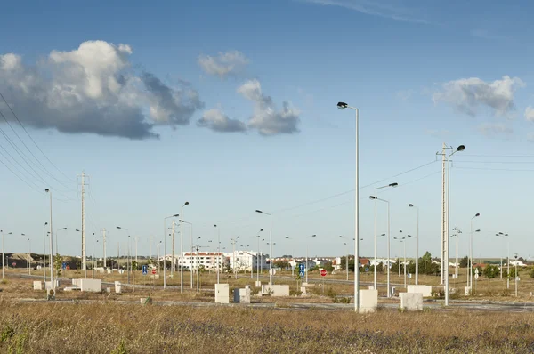 Lotes industriais vagos — Fotografia de Stock