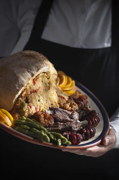 Traditional portuguese food — Stock Photo, Image