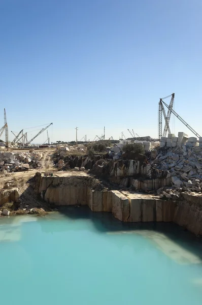 Cantera de mármol Fotos de stock libres de derechos