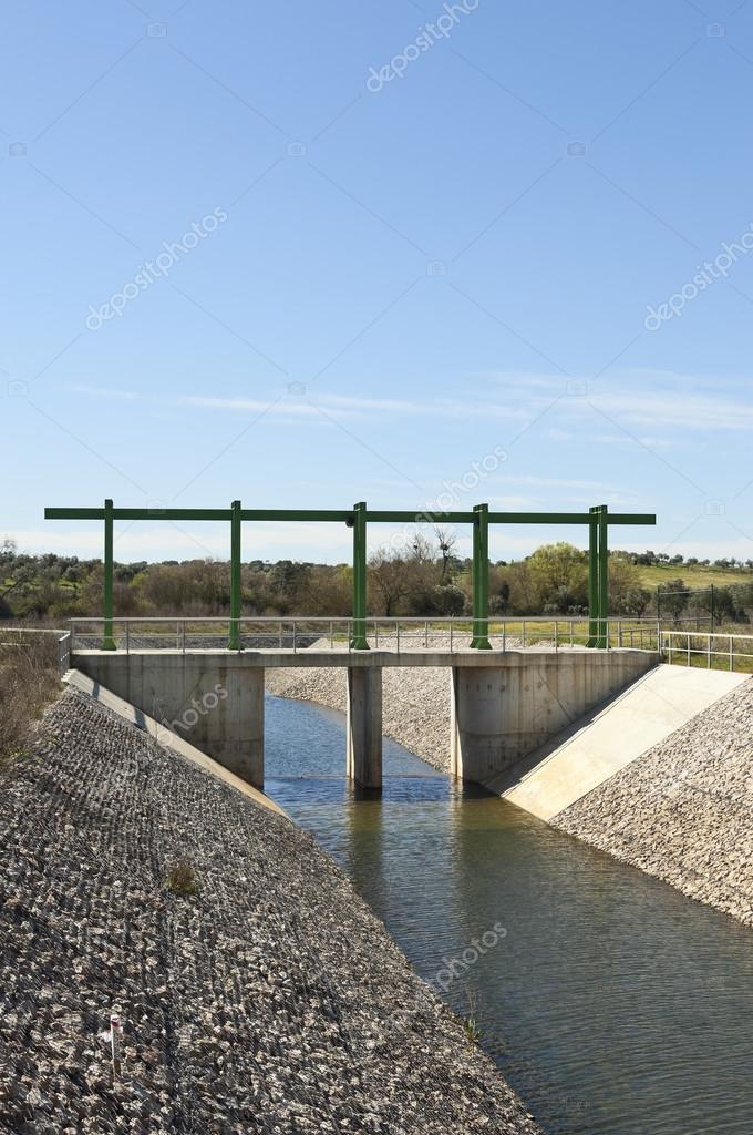 Water diversion canal Stock Photo by ©mrfotos 23879989