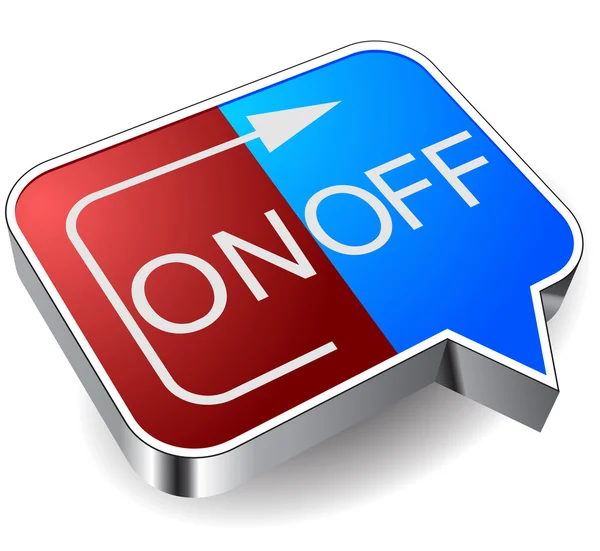 Icon on off — Stock Vector