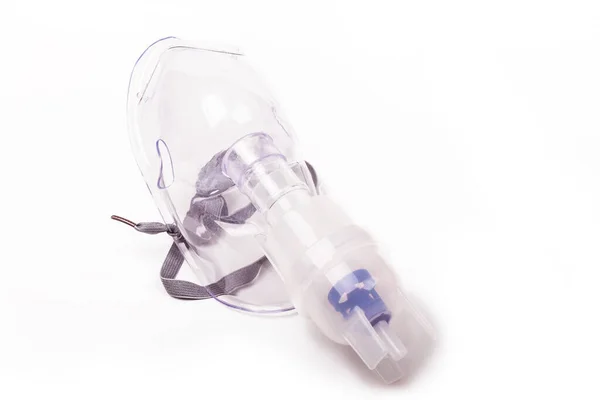 Λευκό Φόντο Εισπνευστήρας Βελτιώσει Μεταβολισμό Στο Σώμα Μείωση Της Δύσπνοιας — Φωτογραφία Αρχείου
