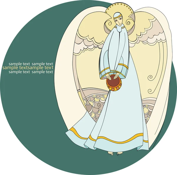 Świąteczne anioły — Wektor stockowy