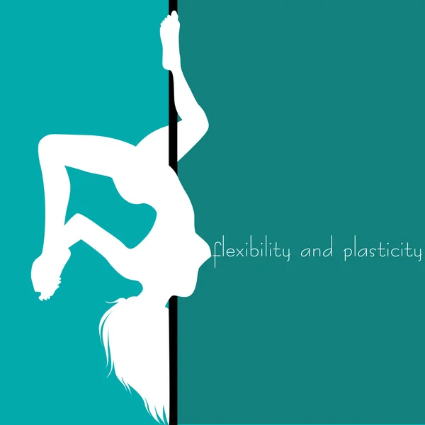 Flexibilidad y plasticidad — Archivo Imágenes Vectoriales