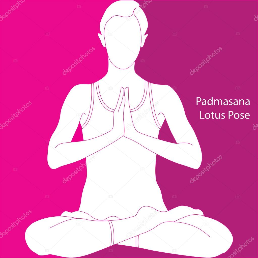 Lotus position - padmasana